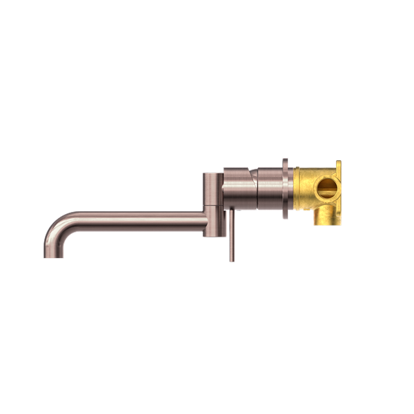 Nero NR221910RBZ Mecca Wall/Basin Bath Mixer Swivel Spout - Brushed Bronze