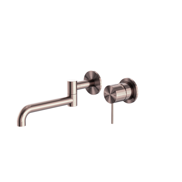 Nero NR221910RBZ Mecca Wall/Basin Bath Mixer Swivel Spout - Brushed Bronze