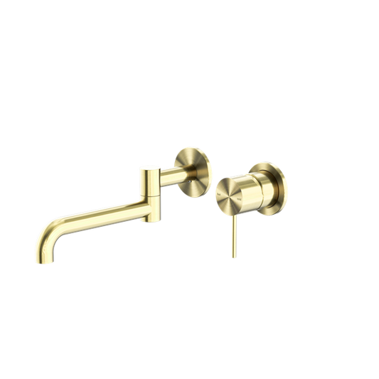 Nero NR221910RBG Mecca Wall/Basin Bath Mixer Swivel Spout - Brushed Gold