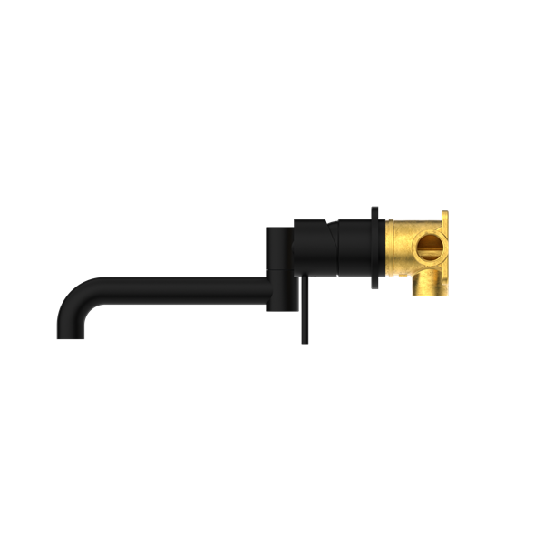 Nero NR221910RMB Mecca Wall/Basin Bath Mixer Swivel Spout - Matte Black