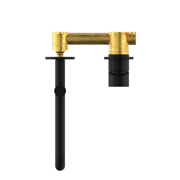 Nero NR221910RMB Mecca Wall/Basin Bath Mixer Swivel Spout - Matte Black