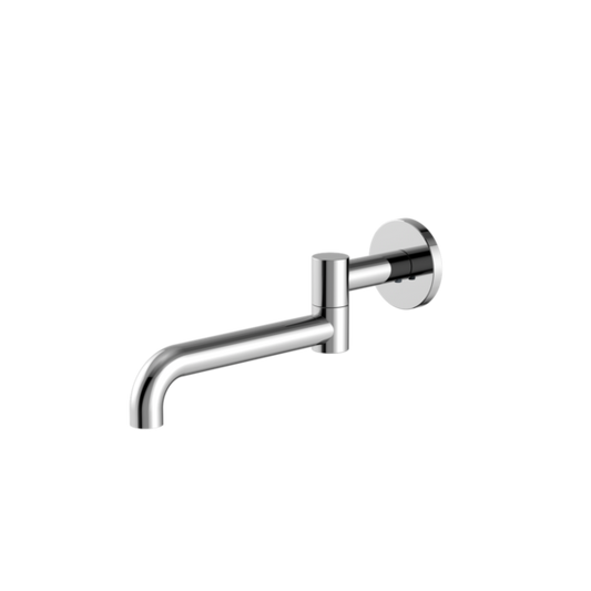 Nero NR221903GCH Mecca Wall Mounted Swivel Basin/Bath Spout 225MM - Chrome