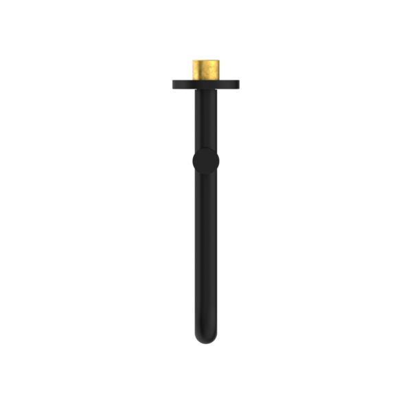 Nero NR221903GMB Mecca Wall Mounted Swivel Basin/Bath Spout 225MM - Matte Black