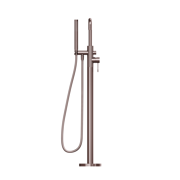 Nero NR251903ABZ Opal Freestanding Bath Mixer with Handshower - Brushed Bronze
