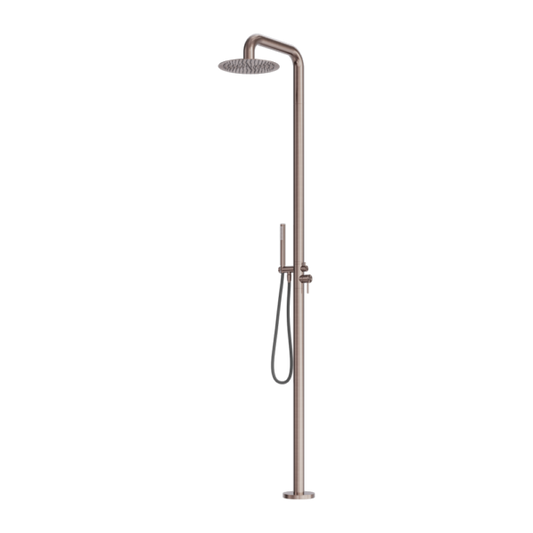 Nero NR162205ABZ ZEN SS316L Outdoor Freestanding Shower Column - Brushed Bronze