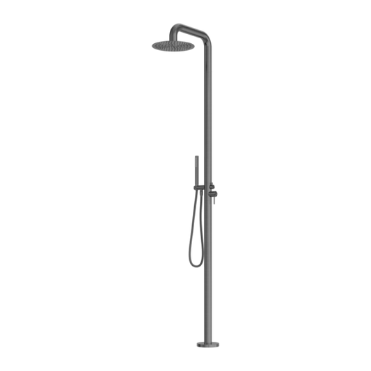 Nero NR162205AGR ZEN SS316L Outdoor Freestanding Shower Column - Graphite