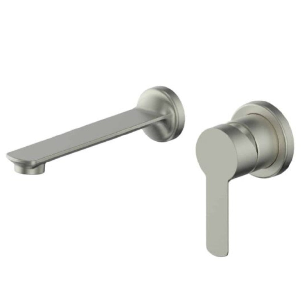 Greens Astro Ii Wall Basin Set, PVD Brushed Nickel, LF251370BN
