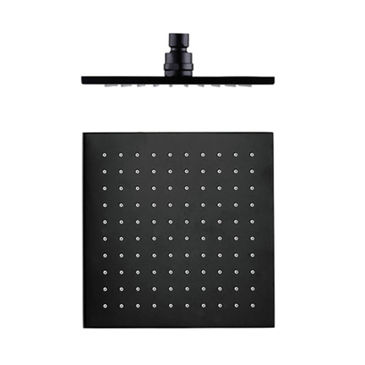 Nero NRROB1003MB 250mm Square Brass Shower Head - Matte Black