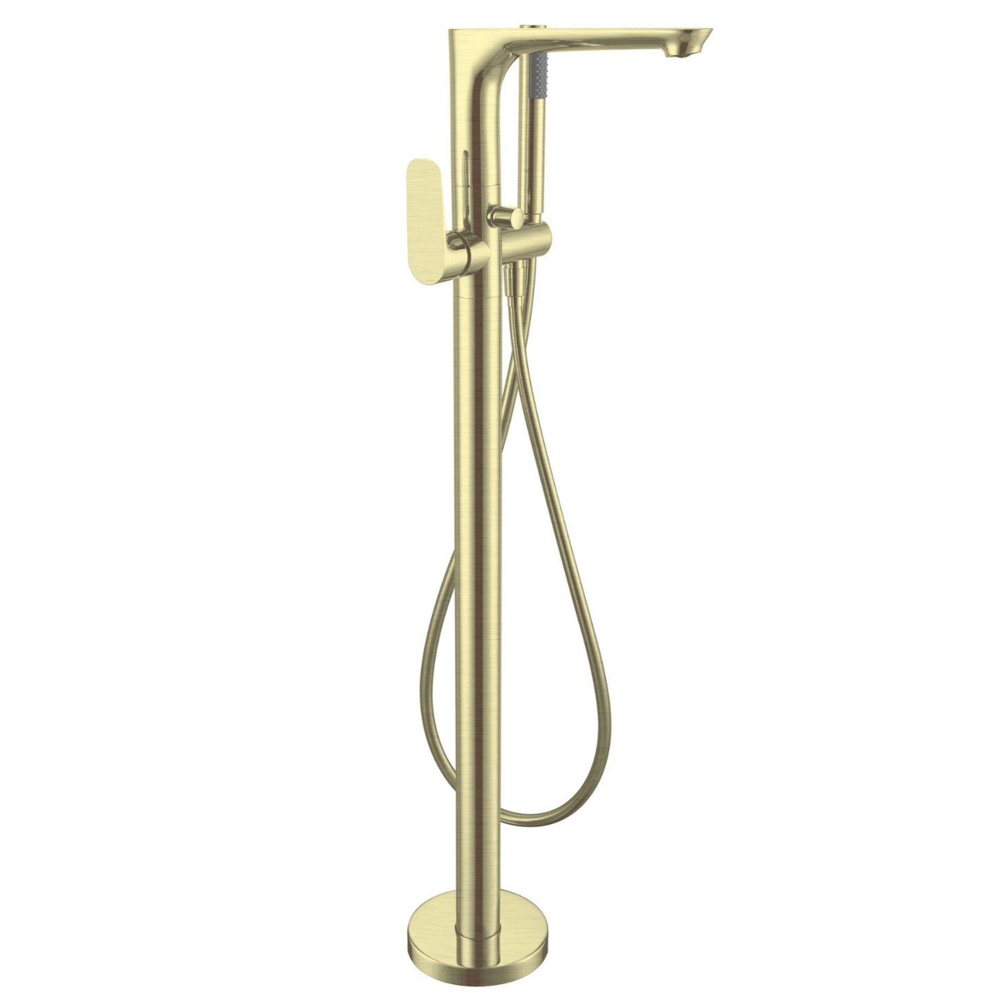 Nero NR321503aBG Bianca Freestanding Bath Mixer with Handshower - Brushed Gold