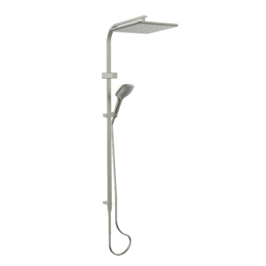 Greens Skyla Airflo Twin Rail Shower, PVD Brushed Nickel, 18690BN