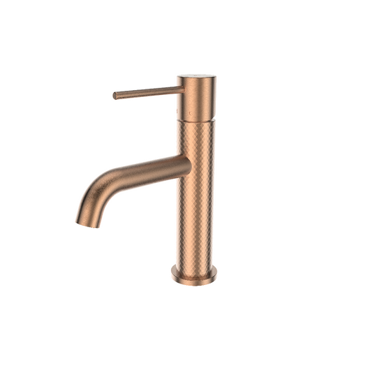 Greens Tesora Basin Mixer, PVD Brushed Copper, 21302558