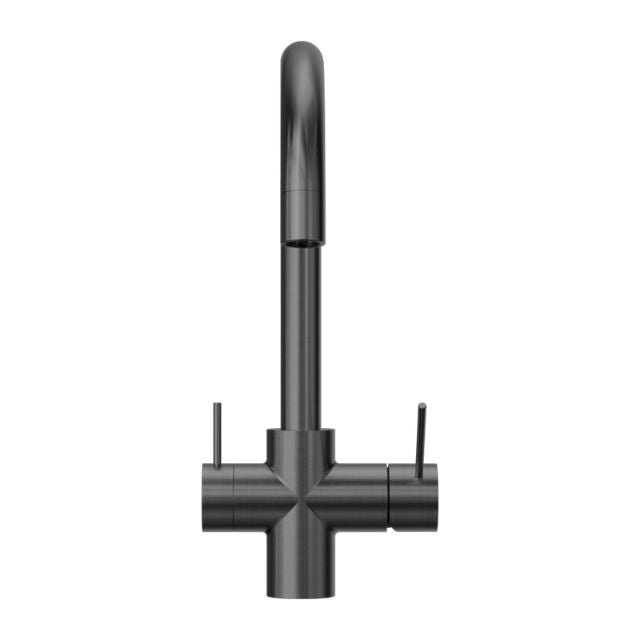 Nero Mecca 3 Way Filtered Mixer Tap Gun Metal, NR221907EGM