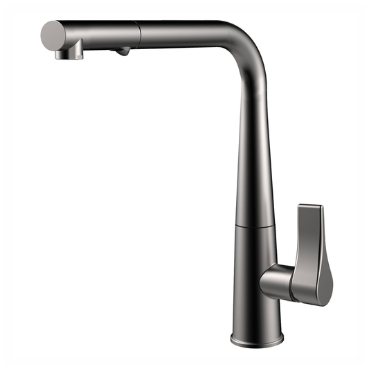 Gessi 17177BN Emporio Proton Kitchen Mixer Tap with Pull Out Dual Function Spray