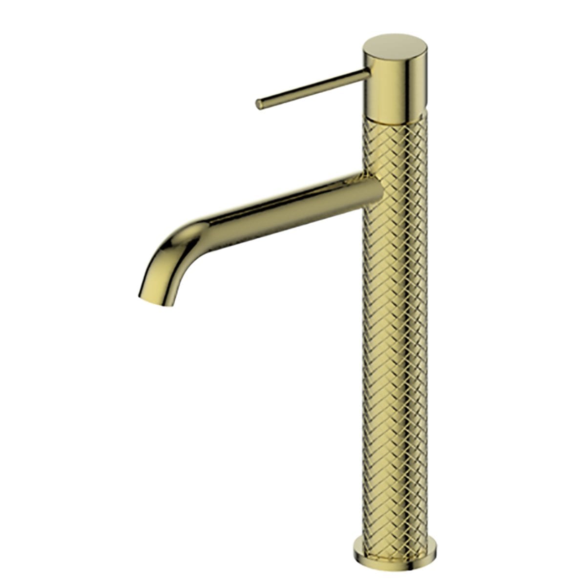 Greens Textura 18302566 Tower Basin Mixer - Brushed Brass