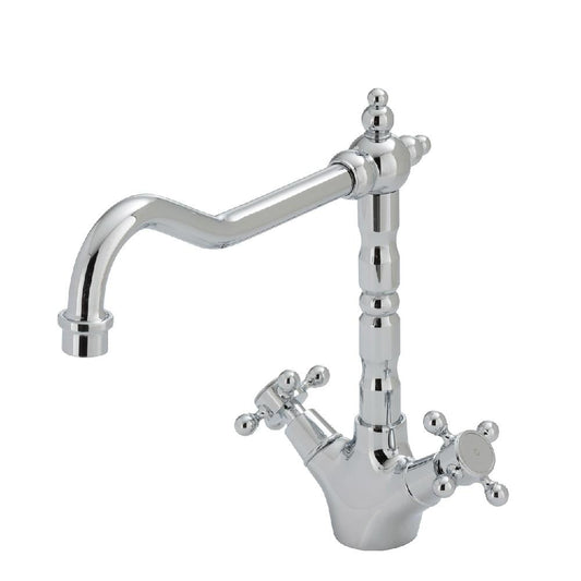 Fienza Lillian 336106 Shepherds Crook Chrome Sink Mixer