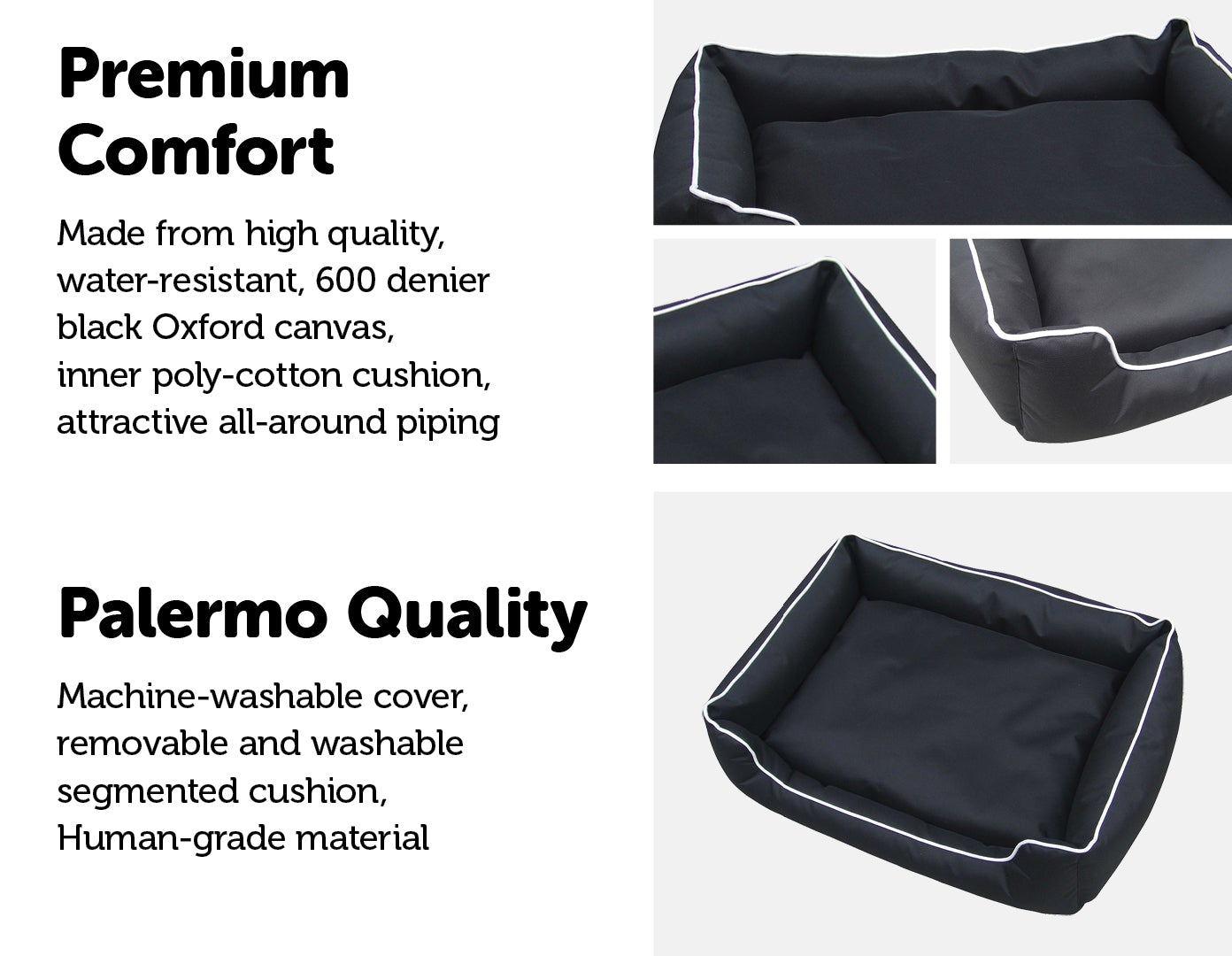 Heavy Duty Waterproof Dog Bed - Large - Online Only