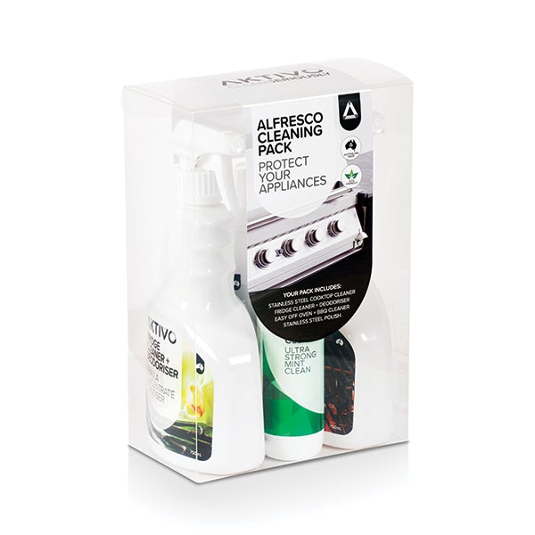 Australian Made - AKTIVO Alfresco Outdoor Kitchen Cleaning Pack