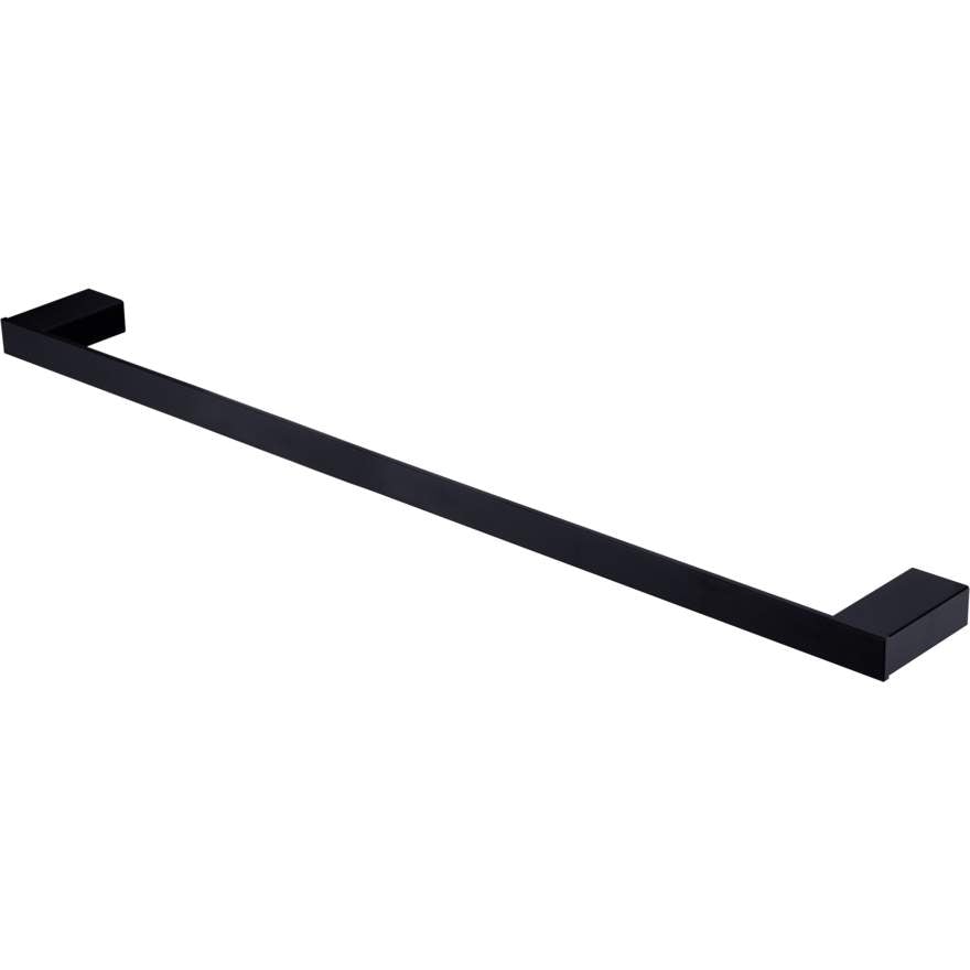 Oliveri AT4630MB Athens Matte Black Single Towel Rail 800mm