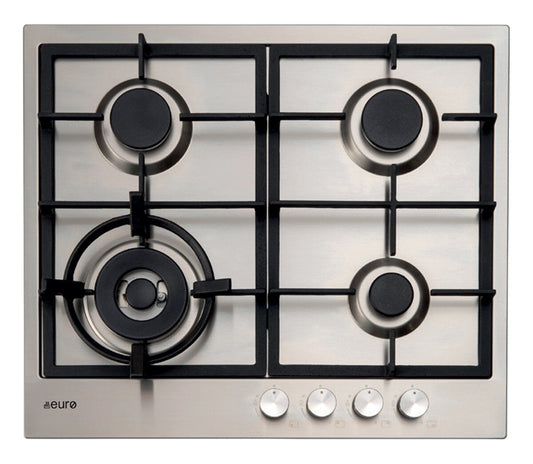 Euro Appliances E60CTWX 60cm Natural Gas Cooktop - Special Order