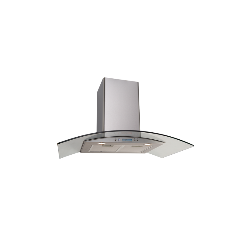 Euro Appliances EAGL90SX 900mm Glass Canopy Rangehood - Special Order