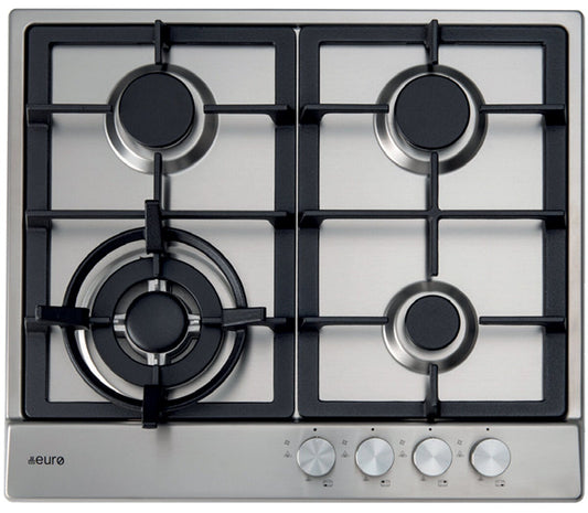 Euro Appliances ECT60WCX 60cm Natural Gas Cooktop - Special Order