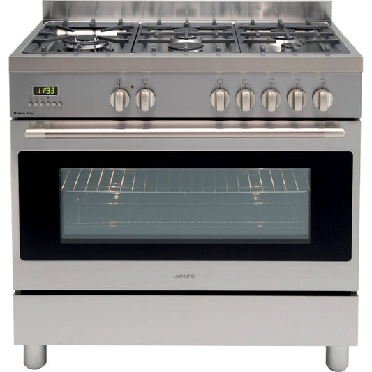 Euro Appliances EFS900LDX 90cm Freestanding Dual Fuel Oven/Stove