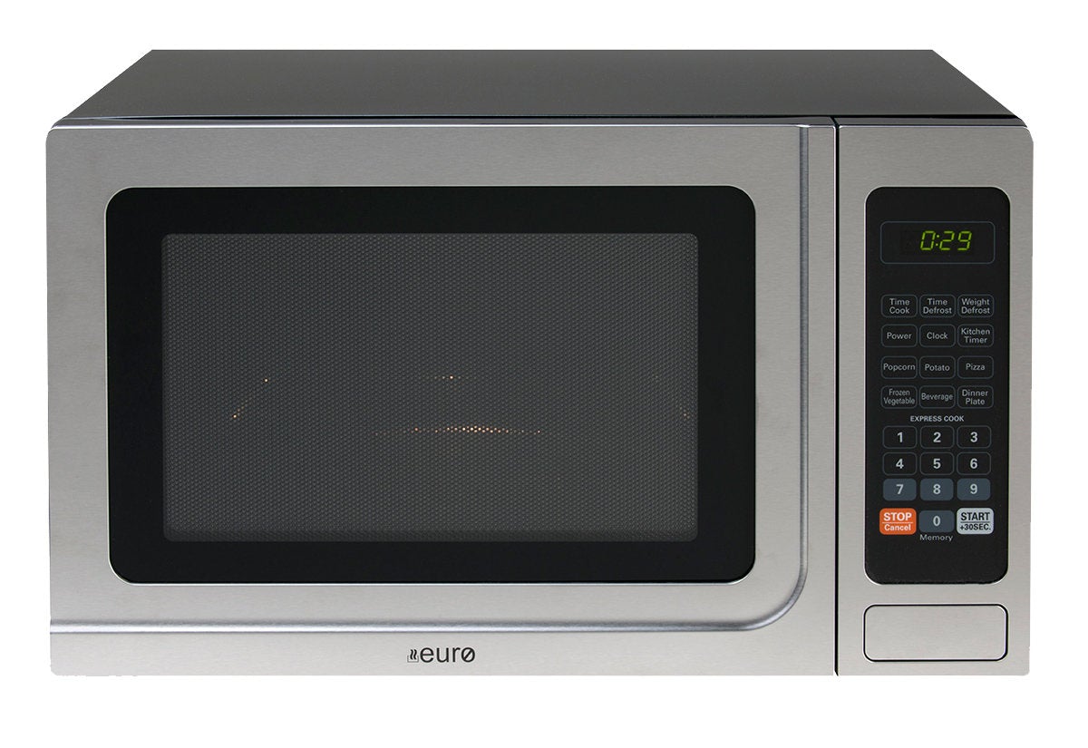 Euro Appliances 1100W EP34MWS 34L Microwave Oven