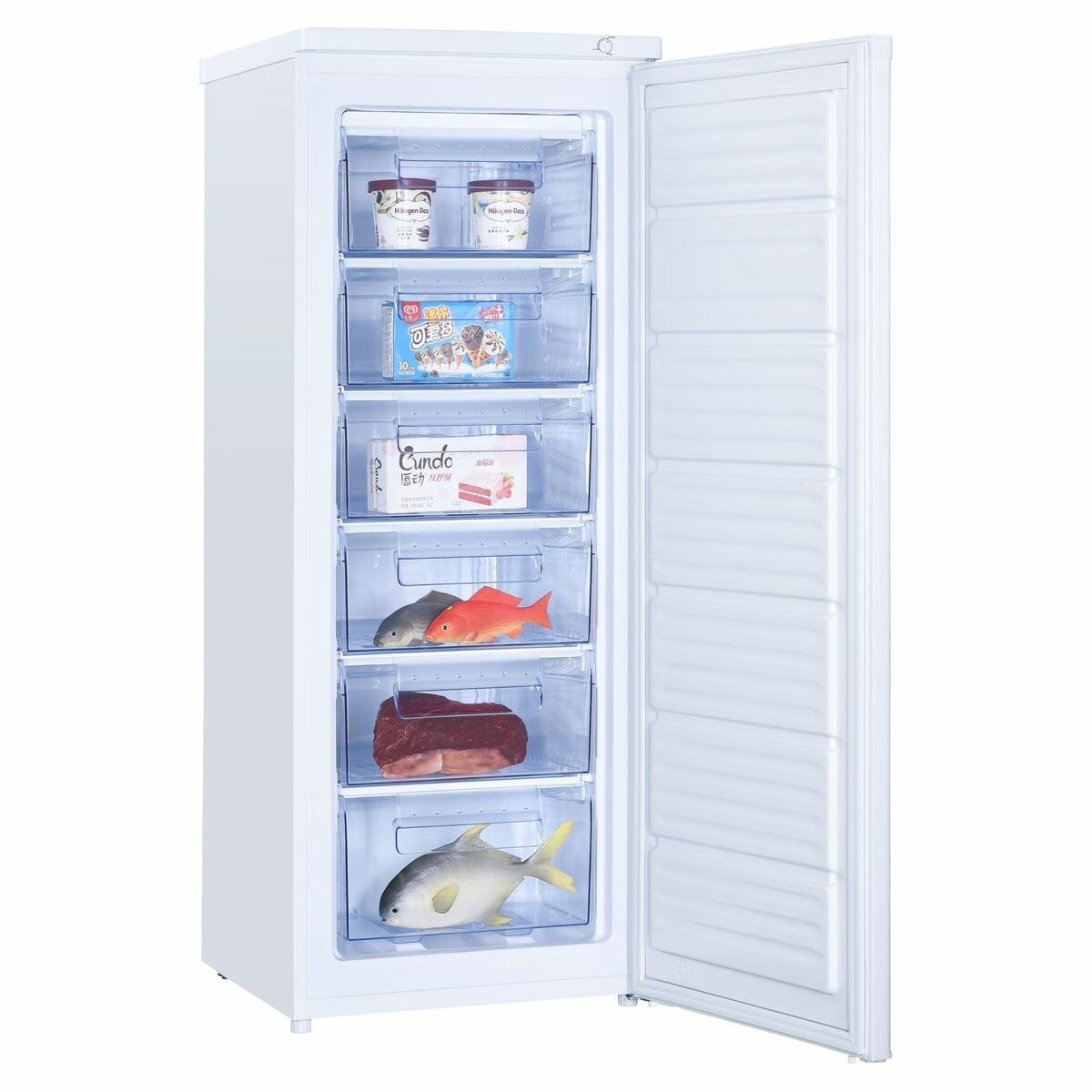 Euromaid EUFR183W 183L Upright Freezer