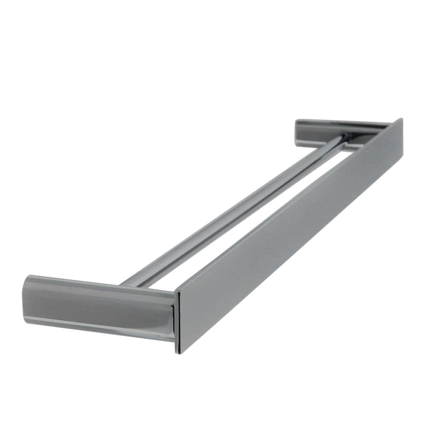 The Gabe 600mm Double Towel Rail Brushed Nickel GR1701-600BN