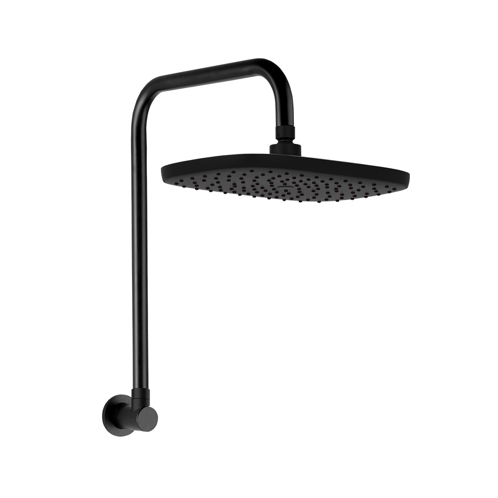 Huntingwood Gooseneck Shower Matte Black T9783BK