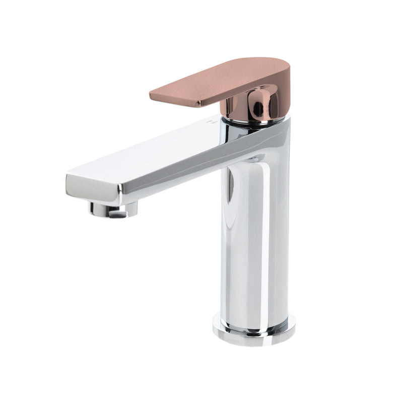 The GABE Leva Basin Mixer Chrome / Rose Gold LT705CP-RG ...