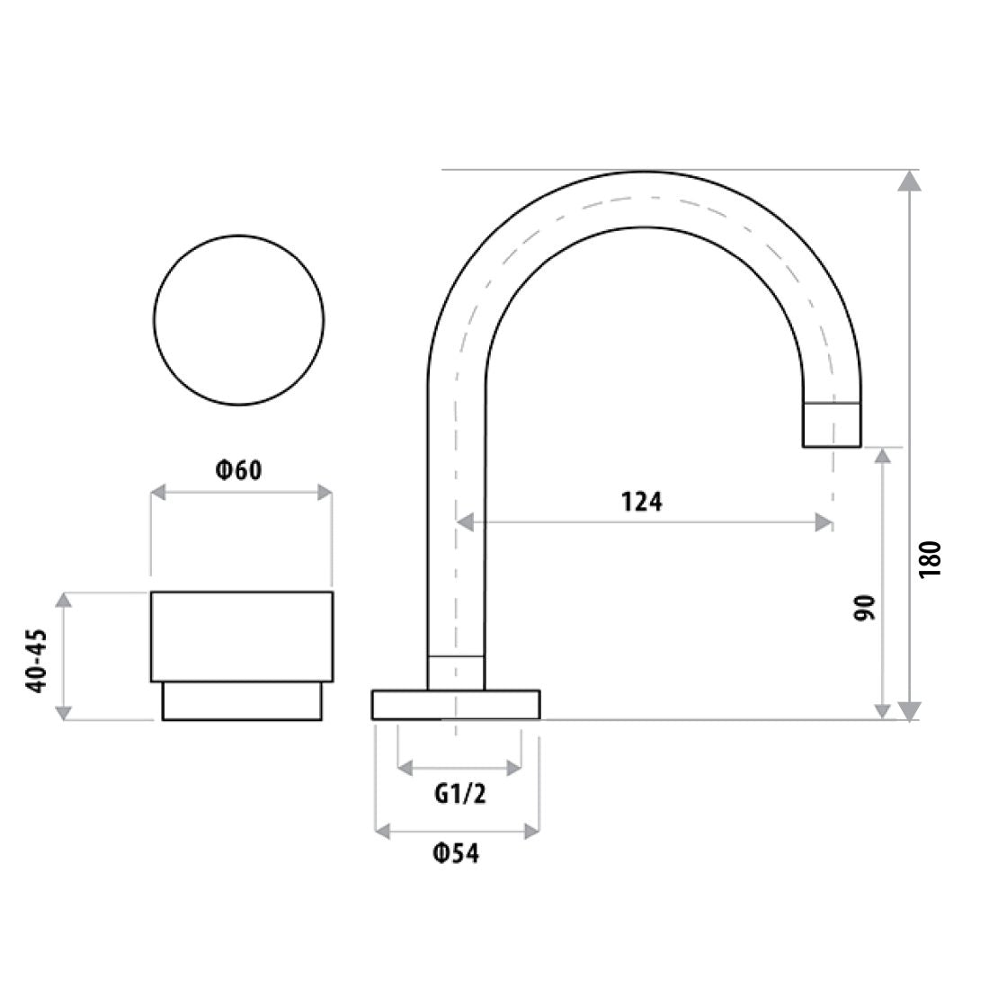 Loui Basin Set Brushed Nickel P6150BN