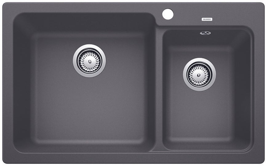 Blanco NAYA8GK5 Rock Grey Granite Sink