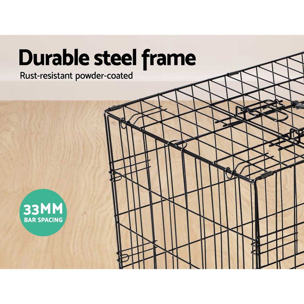 i.Pet 30inch Pet Cage - Black - Online Only