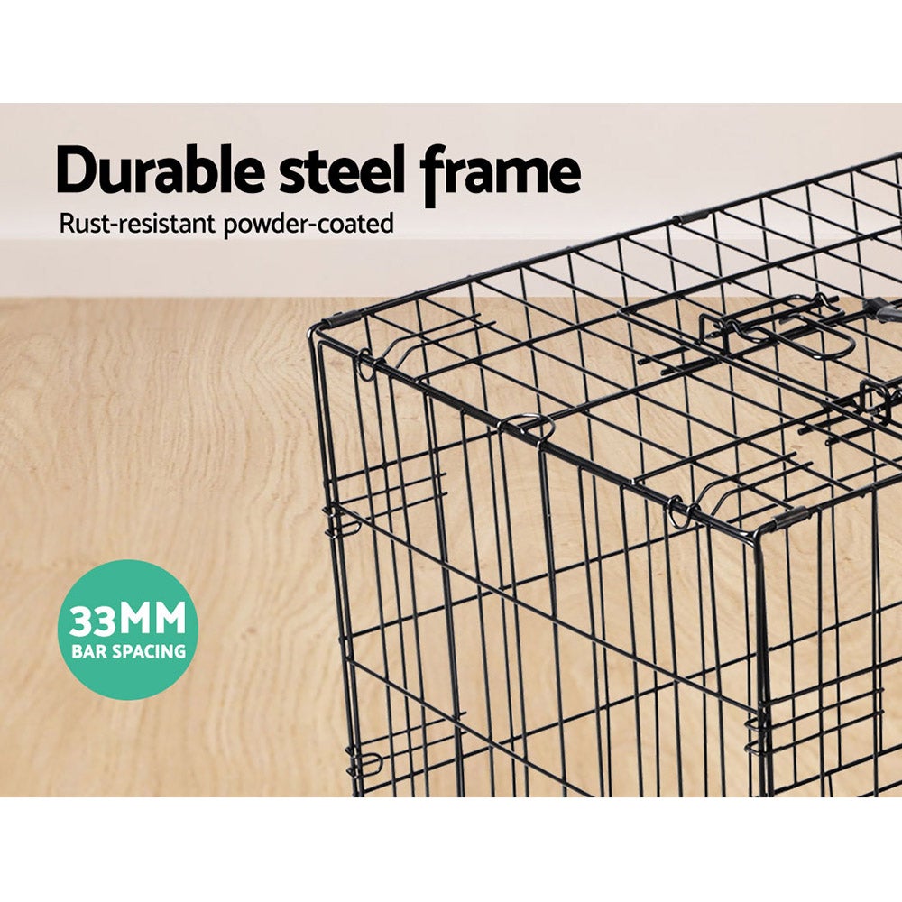 i.Pet 42inch Pet Cage - Black - Online Only