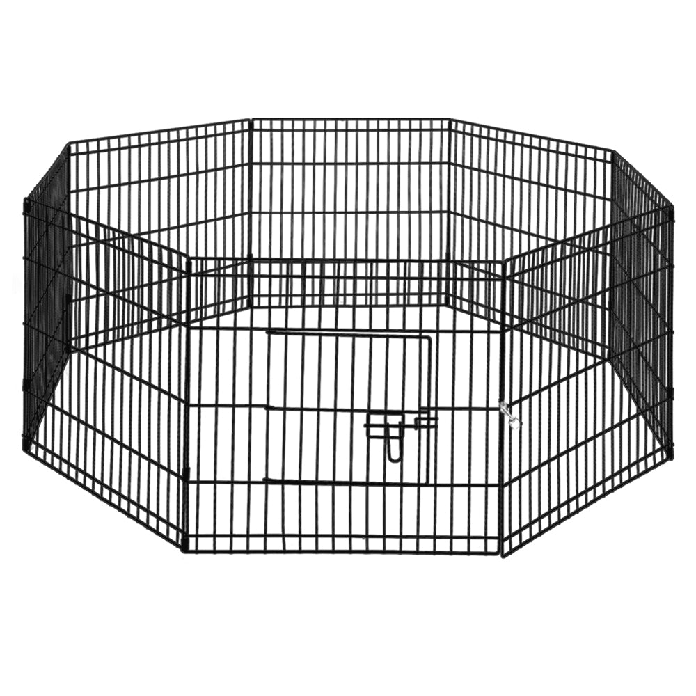 i.Pet 2X24" 8 Panel Pet Dog Playpen Puppy Exercise Cage Enclosure Fence Play Pen - Online Only