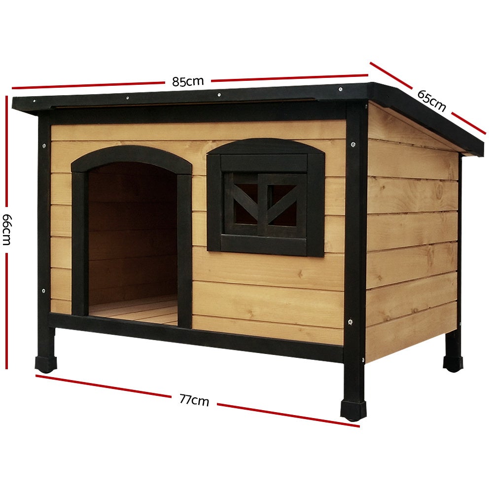 i.Pet Medium Wooden Pet Kennel - Online Only