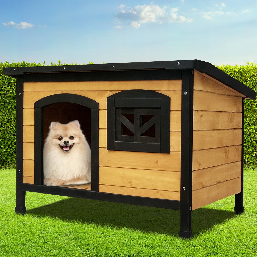 i.Pet Medium Wooden Pet Kennel - Online Only