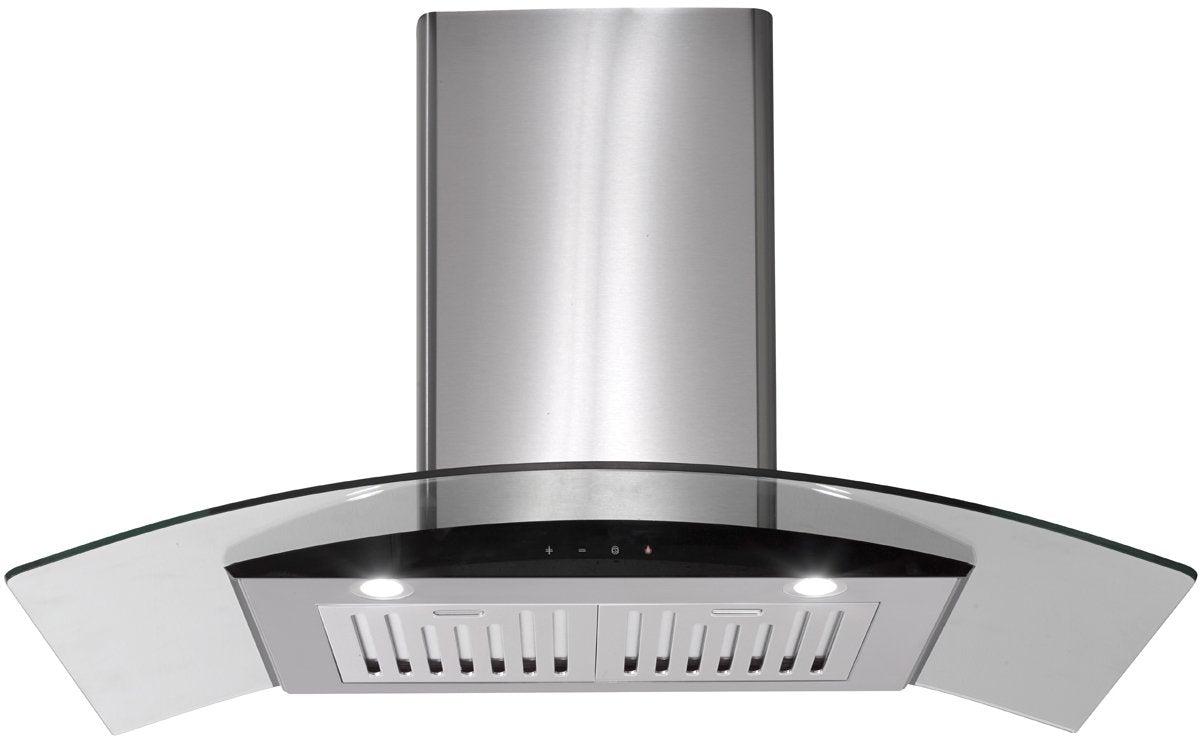 Baumatic RGT9 90cm Curved Glass Canopy Rangehood