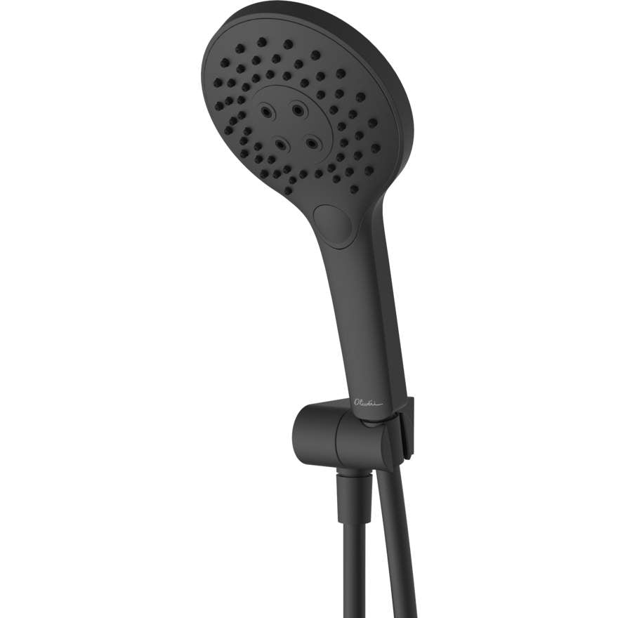 Oliveri RO147013BMB Rome Matte Black Hand Shower With Bracket - Special Order