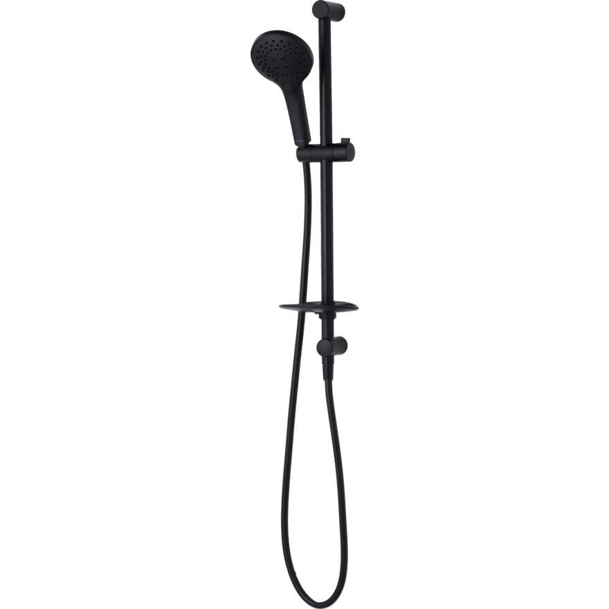 Oliveri RO147013MB Rome Matte Black Hand Shower With Rail - Special Order