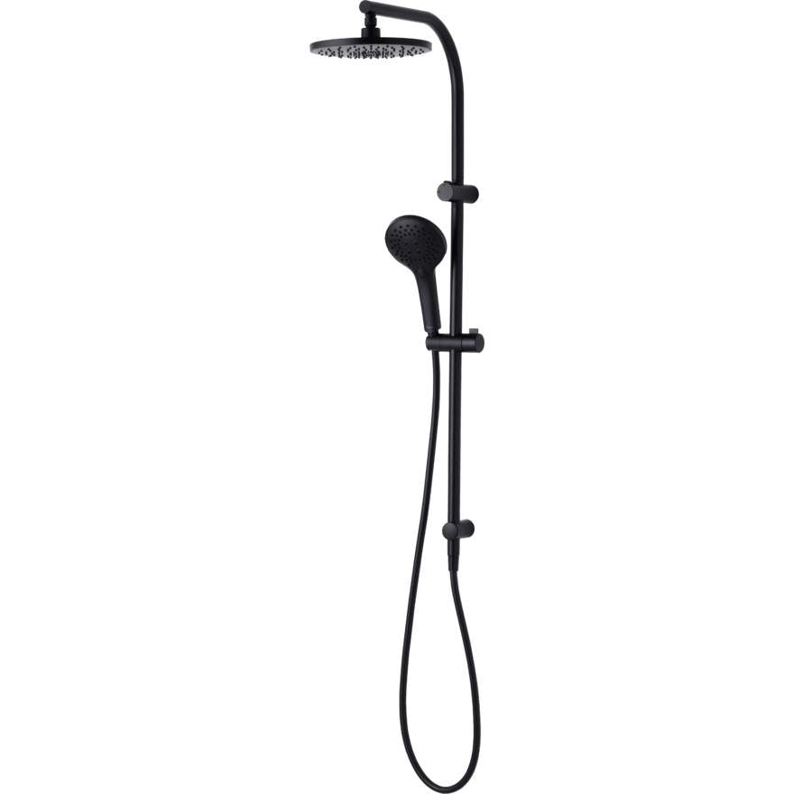 Oliveri RO36341MB Rome Matte Black Dual Shower Set - Special Order