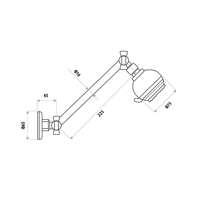 Linkware "SAT" All Directional Shower