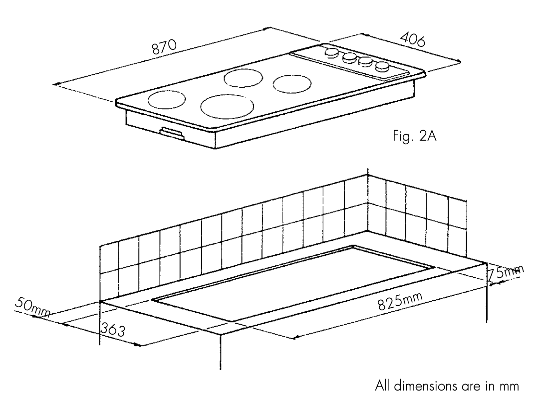 Chef CHS942WA Electric 4 Solid Element COOKTOP