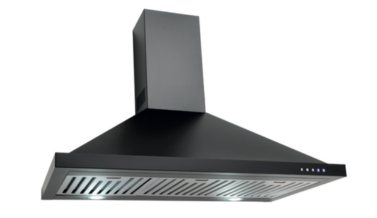 Euro Appliances EBB900BK 90cm Black Finish Canopy