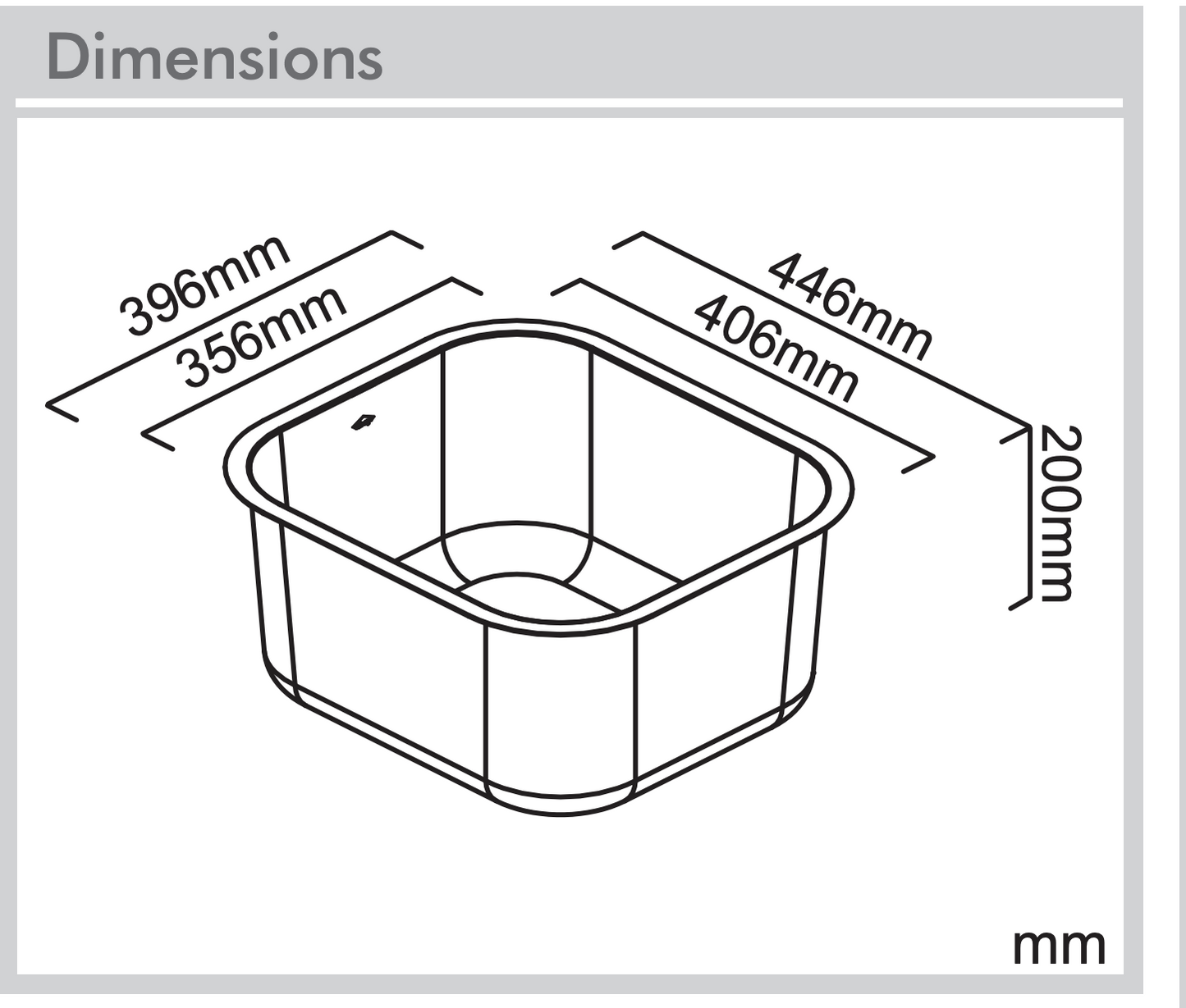 Abey NQ100 Hawksbury Single Bowl Undermount Sink