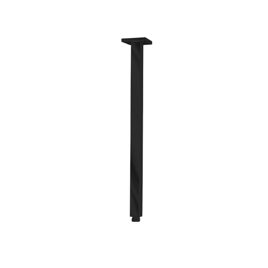 450mm Square Ceiling Shower Arm with flange Matte Black T358BK