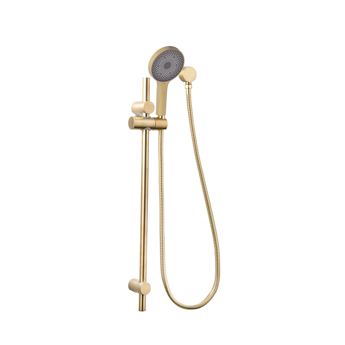 The Gabe Hand Shower On Rail Brushed Gold T7802BG