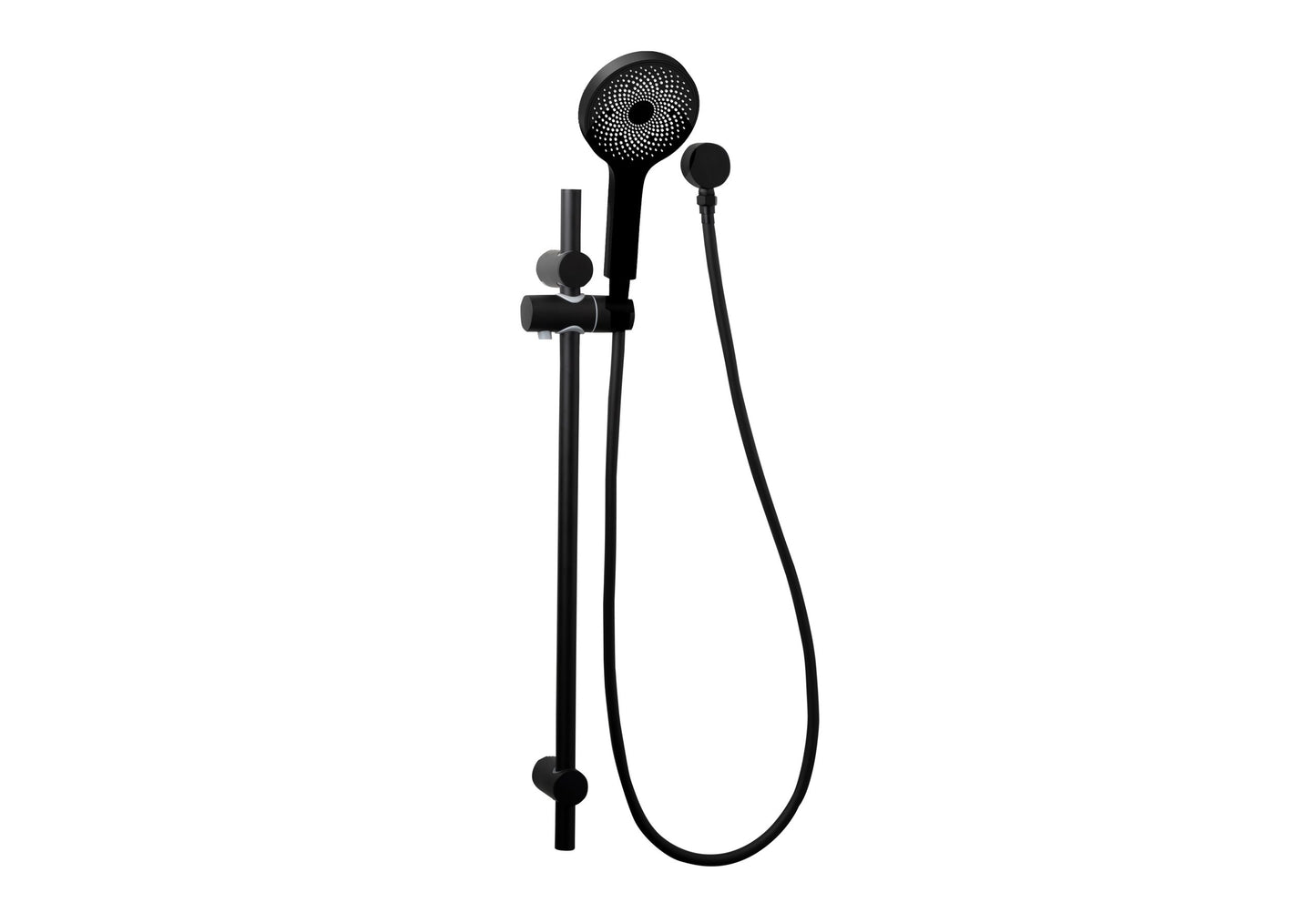 The Gabe Hand Shower On Rail Matte Black T7802BK