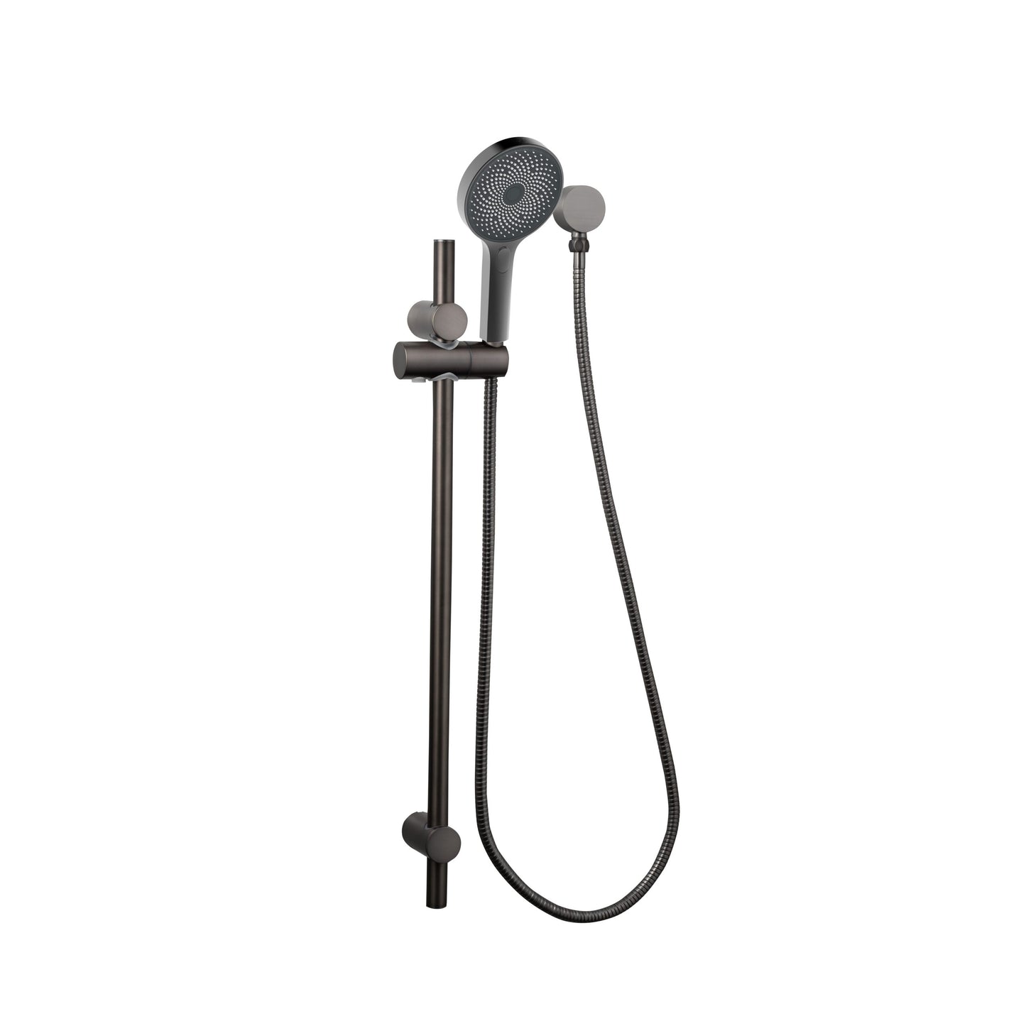 The Gabe Hand Shower On Rail Gun Metal T7802GM